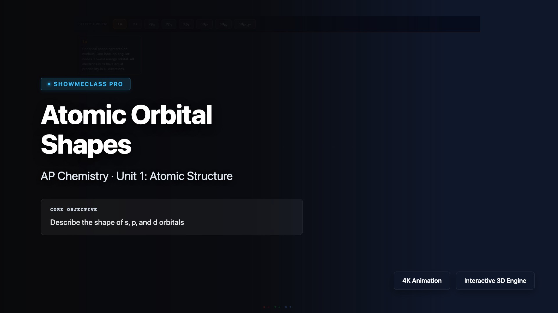 Atomic Orbital Shapes visualization thumbnail