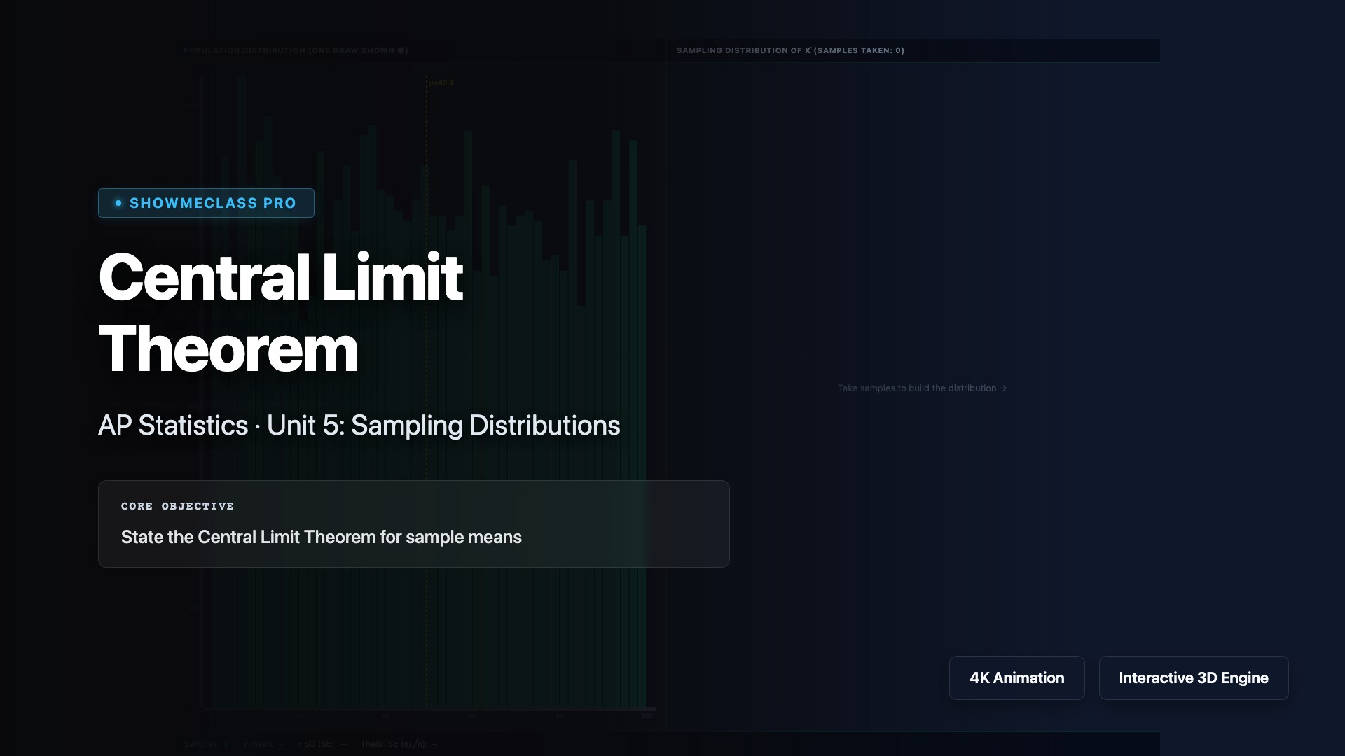 Central Limit Theorem visualization thumbnail