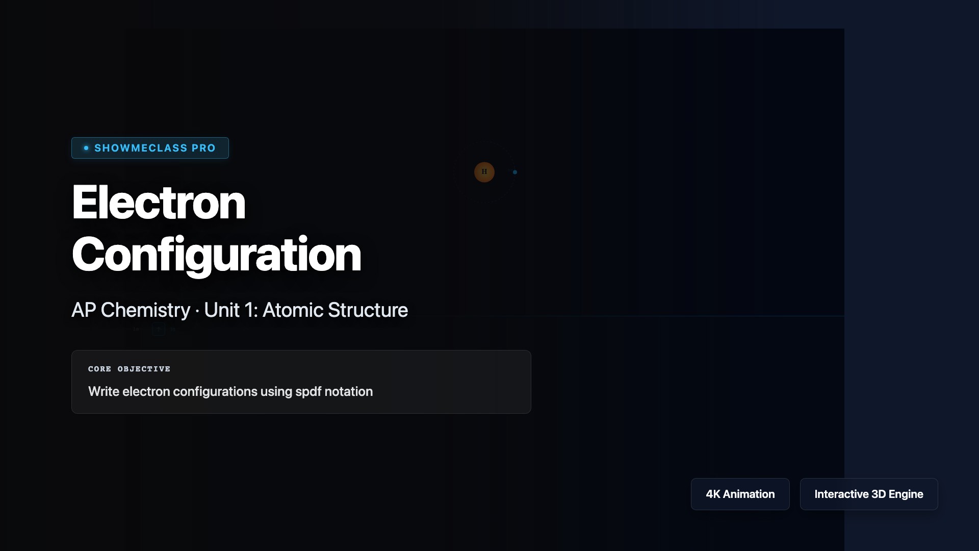 Electron Configuration visualization thumbnail