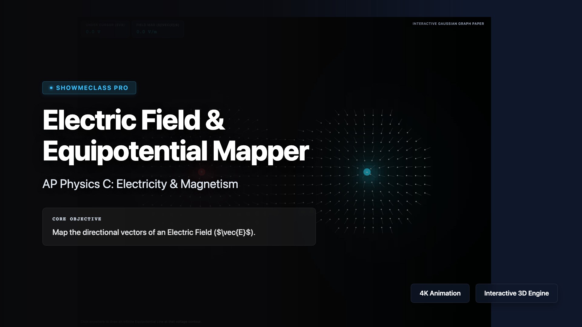 Electric Field & Equipotential Mapper visualization thumbnail