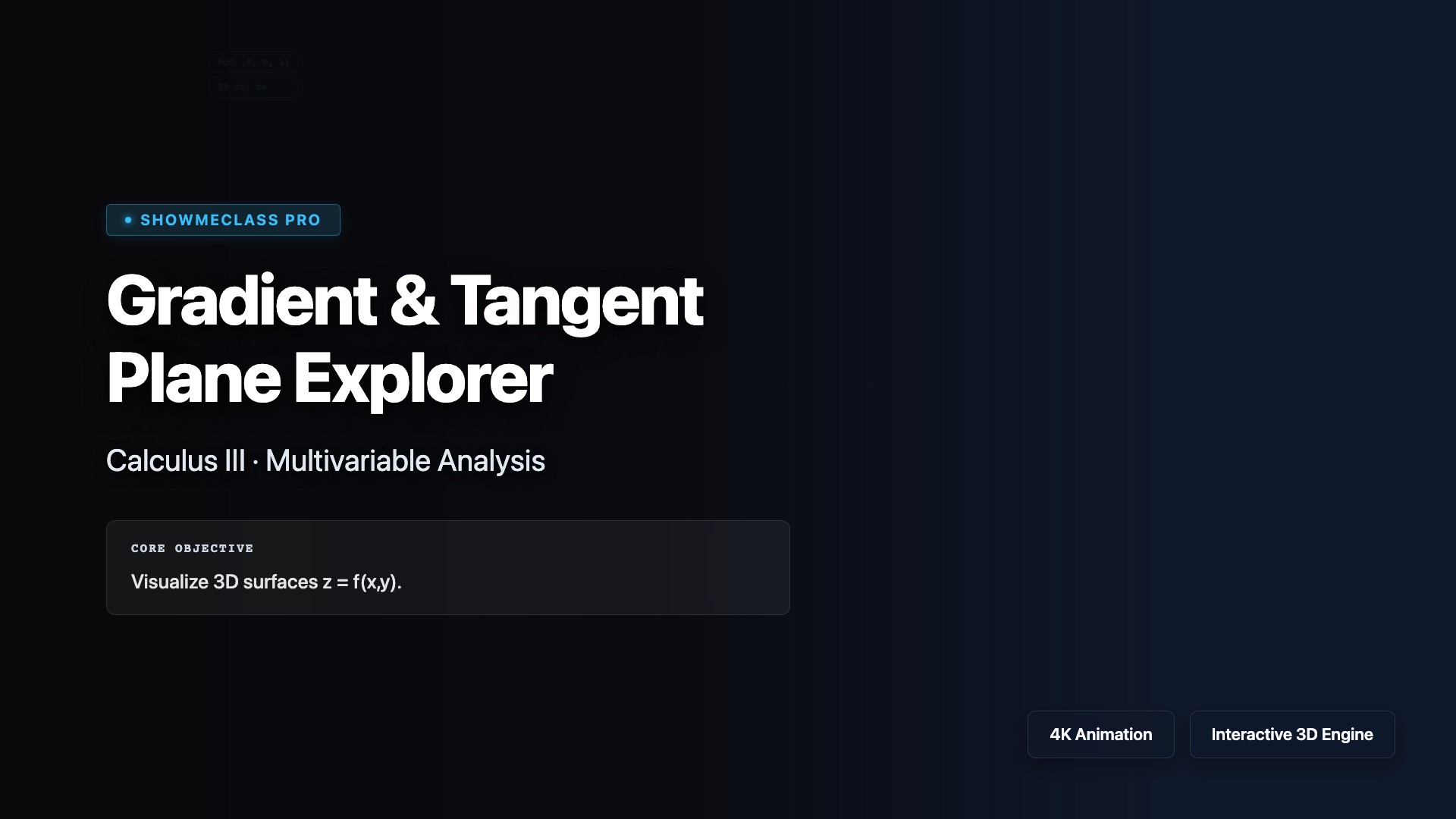 Gradient & Tangent Plane Explorer visualization thumbnail