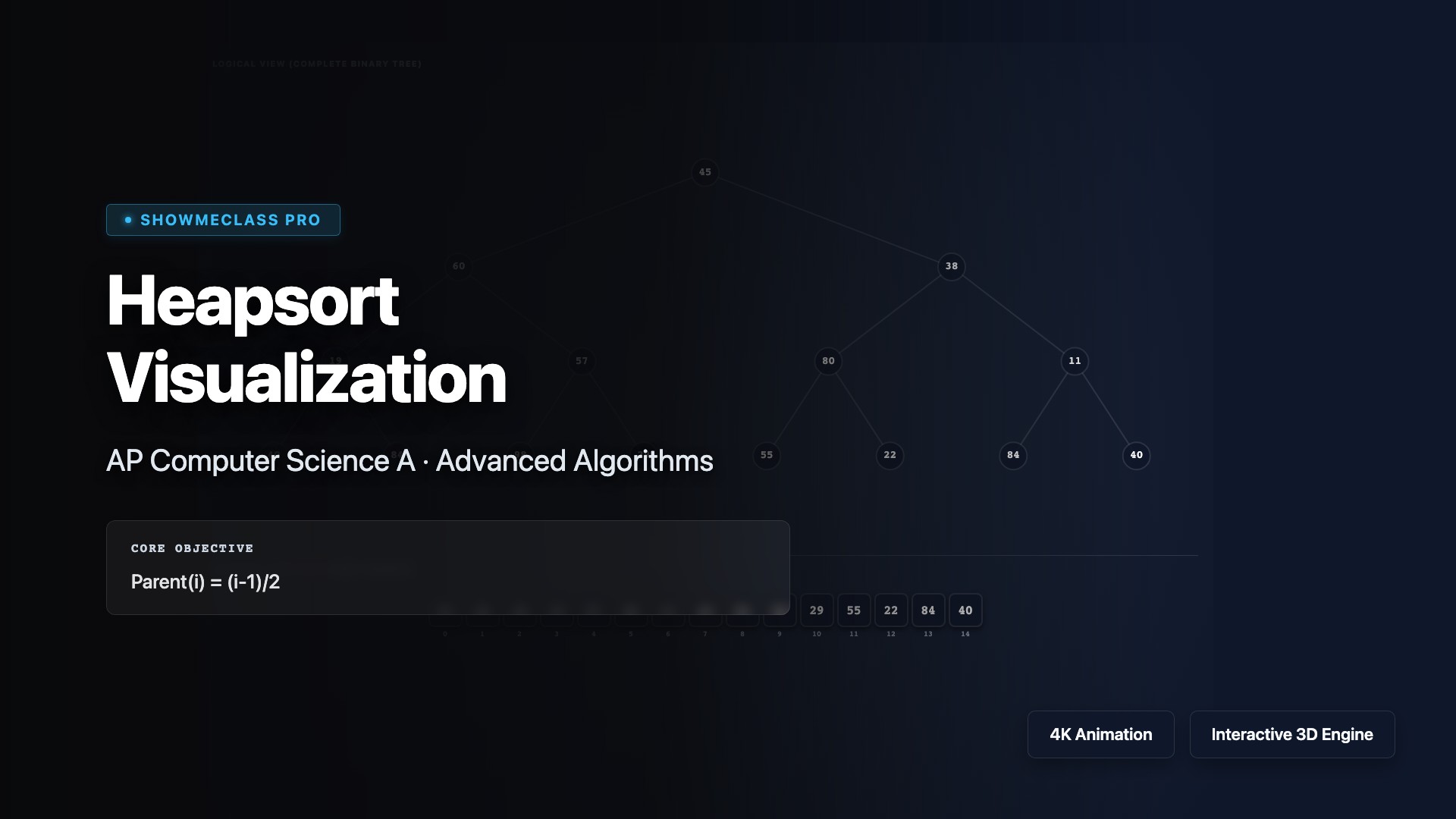 Heapsort Visualization visualization thumbnail