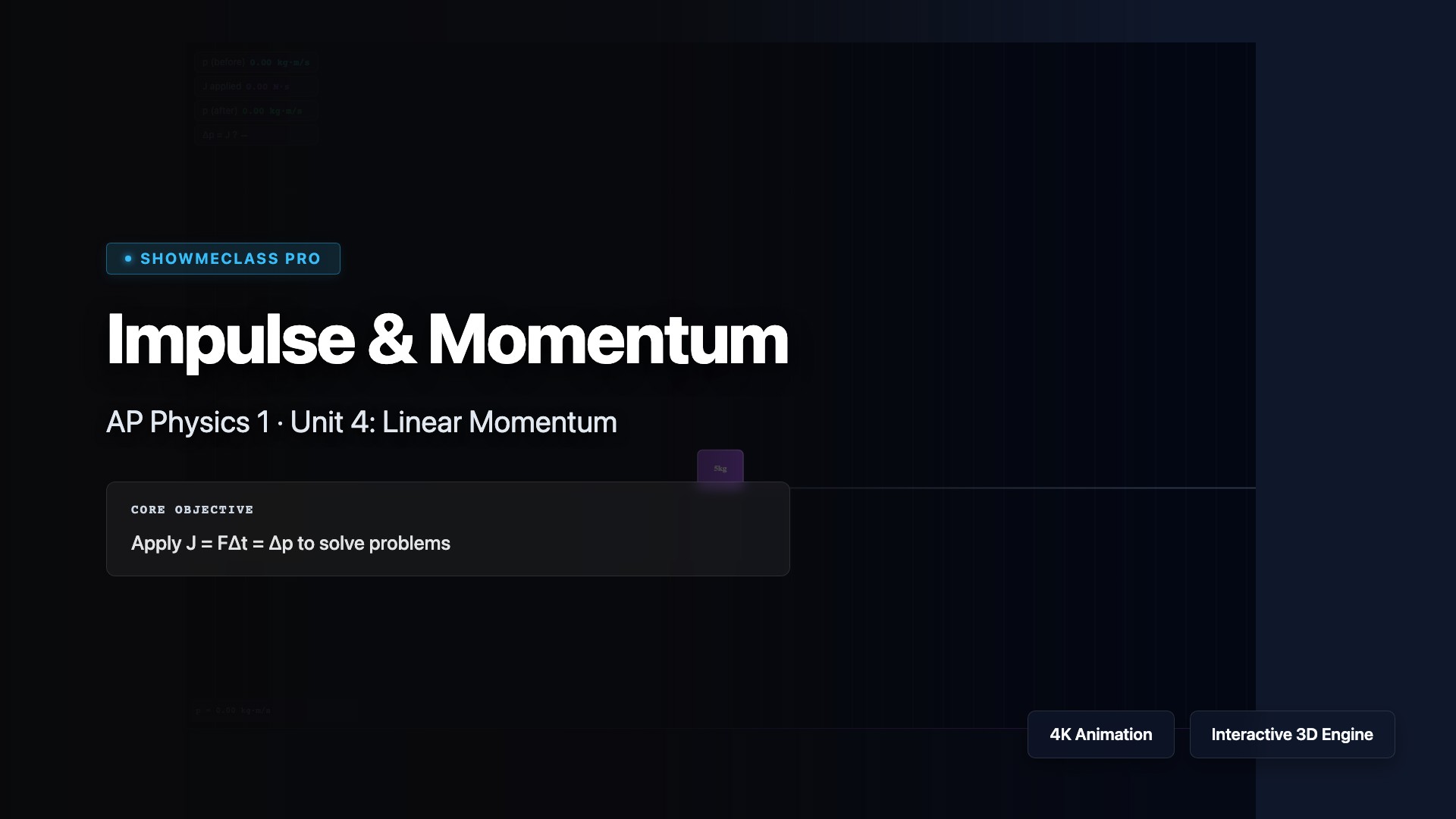 Impulse &amp; Momentum visualization thumbnail