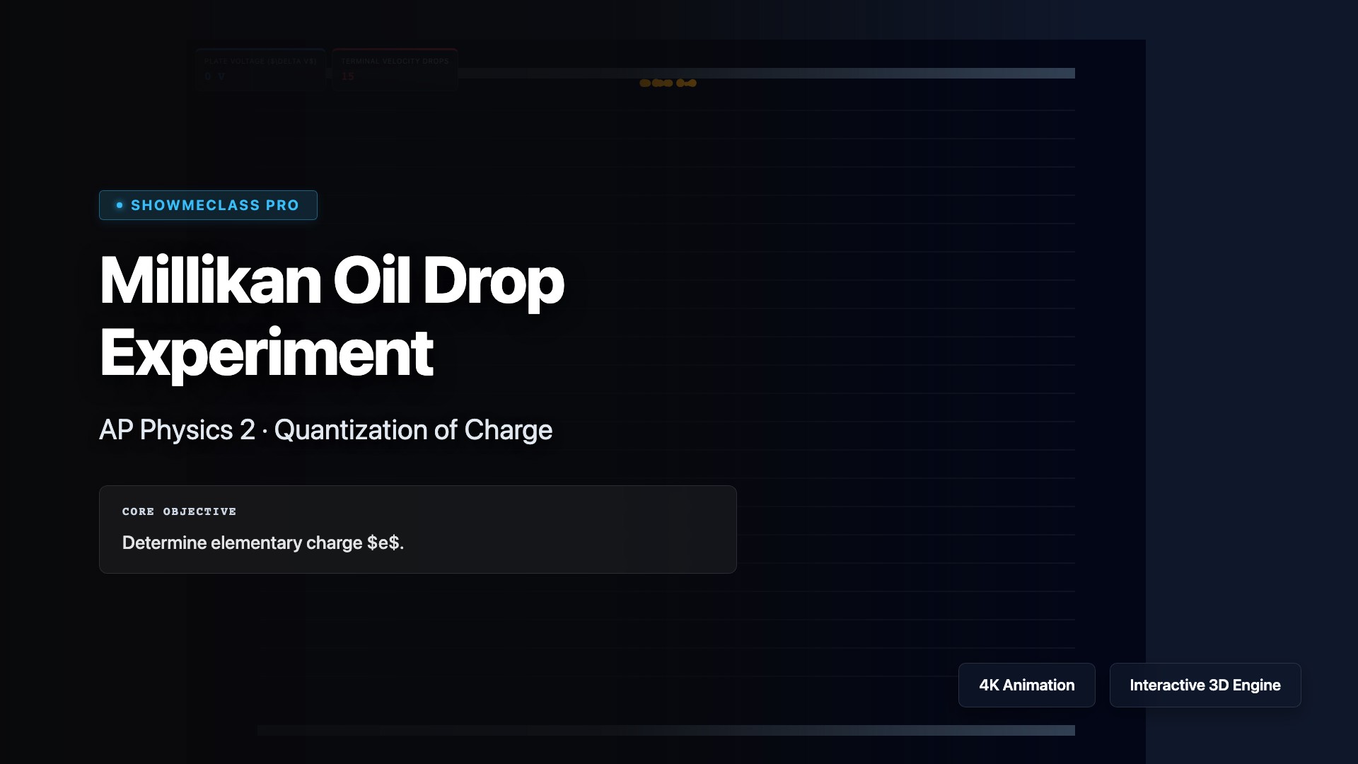 Millikan Oil Drop Experiment visualization thumbnail