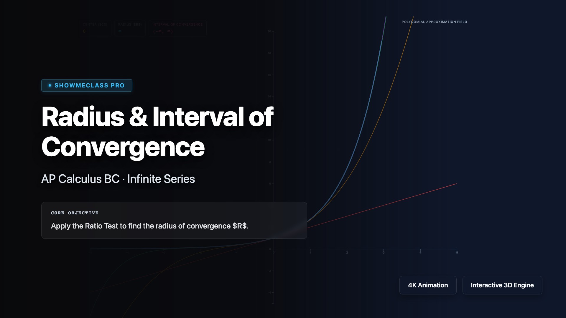 Radius of Convergence (Ratio Test) visualization thumbnail