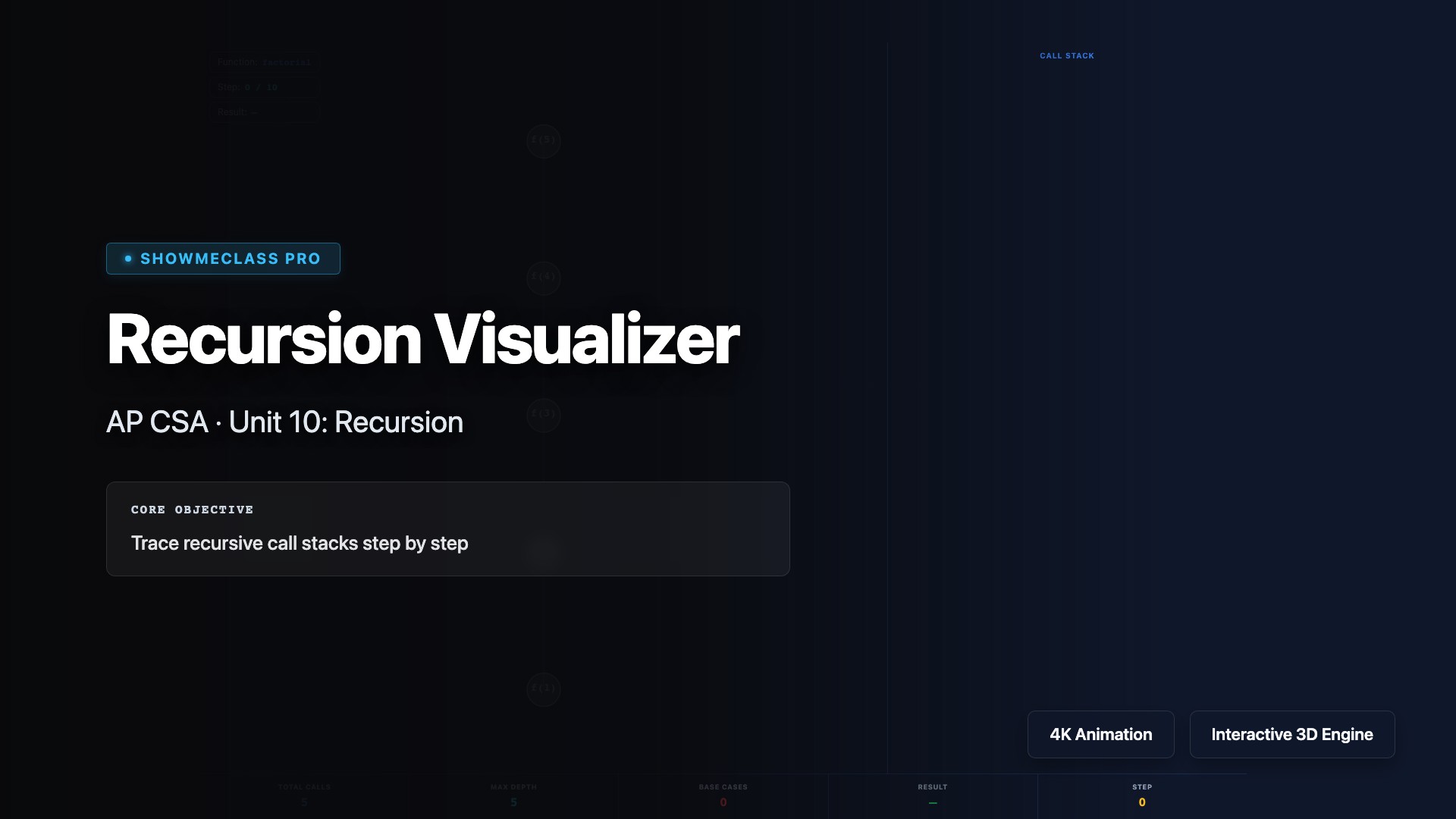 Recursion Visualizer visualization thumbnail