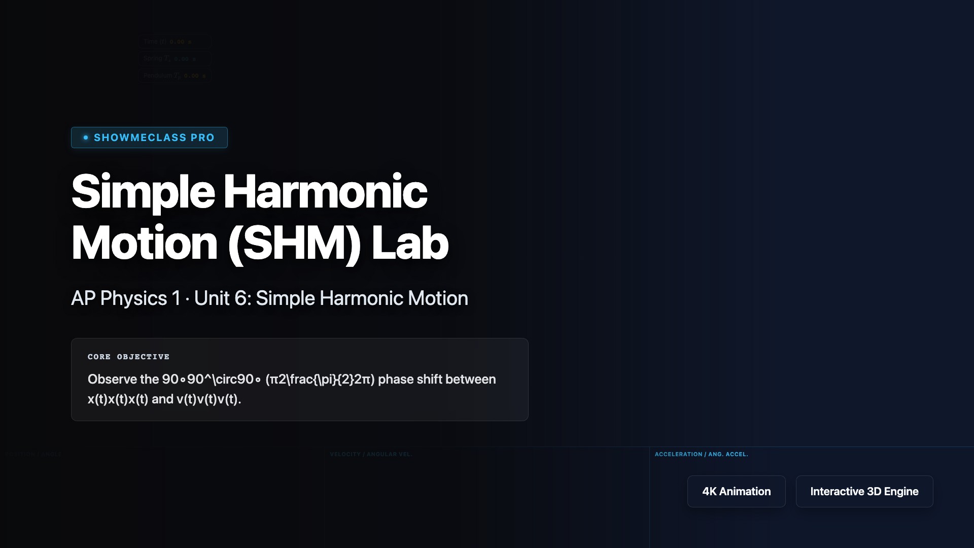 Simple Harmonic Motion visualization thumbnail