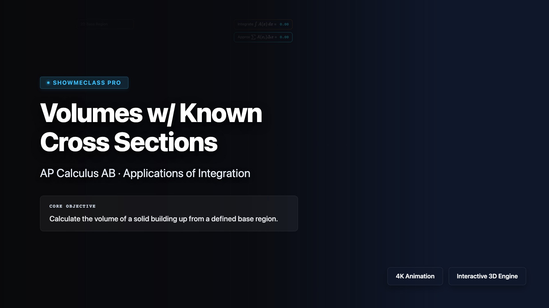 Volumes w/ Known Cross Sections visualization thumbnail